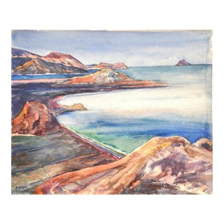 Landscape - Original Drawing - 1960s 1960s For Sale