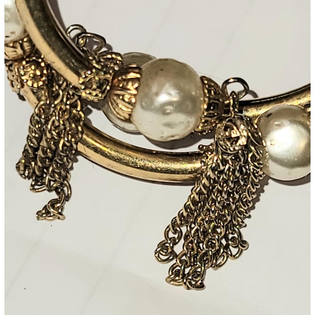 Miriam Haskell 1970s Miriam Haskell Elastic Wrap Bracelet For Sale - Image 4 of 4