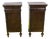 Wooden Nightstands with Turned Legs, Door and Drawer, Set of 2 For Sale