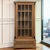 Graceful proportions, exceptional craftsmanship, and timeless neoclassical design make this Dutch solid oak display...