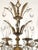 Antique 5 Arm 10 Light Mesmerizing Baroque Brass Cut Lead Crystal Chandelier For Sale - Image 4 of 12