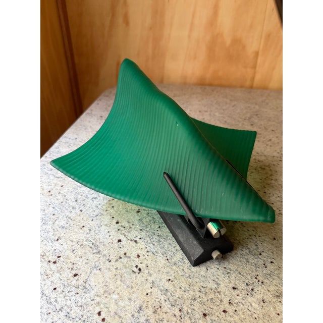 Vintage Geco Green Frosted Glass Wall Sconce by Paolo Piva for Stefano Cevoli, 1980s For Sale - Image 17 of 18