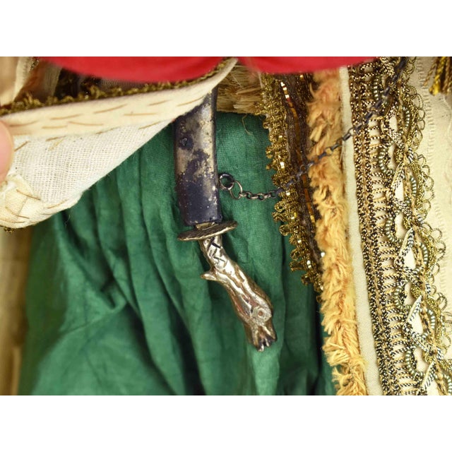 Neapolitan Presepio Magus King Melchior Nativity Figure by Maestro Alfredo Molli Italy - Signed For Sale - Image 13 of 17