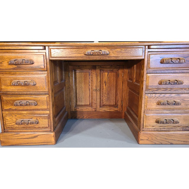 Early 20th Century Antique Roll Top Desk For Sale - Image 11 of 12