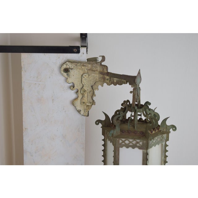 Corner Lanterns, Italy, 1920s, Set of 2 For Sale - Image 17 of 18