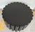 Noir Noir Company Modern Black Steel Scalloped Rose Coffee Table For Sale - Image 4 of 4