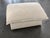 2020s Montauk "Jill" Armless Chair in Light Cream Off-White Velvet For Sale - Image 5 of 8