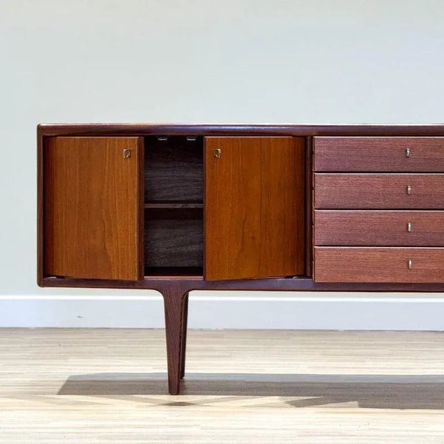 Long Sideboard in Teak by A Younger For Sale - Image 4 of 15