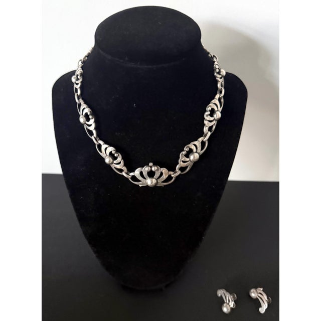 Modern Rare Sterling Silver Jewelry Suite by The Kalo Shop For Sale - Image 3 of 18
