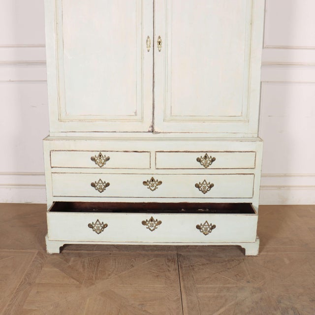 Welsh Painted Hanging Cupboard For Sale - Image 8 of 10