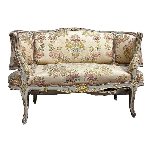 19th Century French Louis XV Style Loveseat For Sale