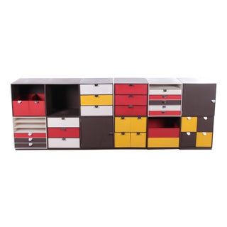Large Palaset Wall Unit by Ristomatti Ratia for Marimekko, 1970s, Set of 12 For Sale
