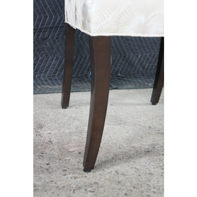 Designmaster Furniture Set of 8 Late 20th Century Art Deco Style Designmaster Nassau Side Chair III Sunburst Upholstery For Sale - Image 4 of 18