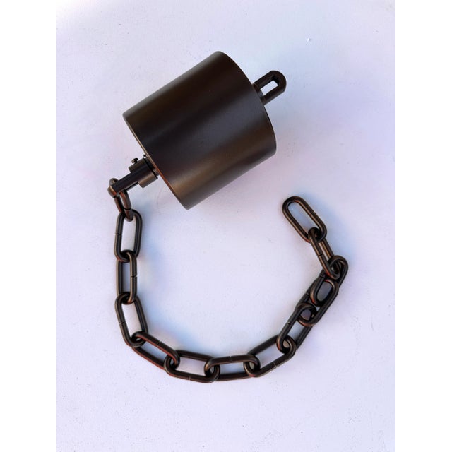 Mid-Century Modern Large Contemporary Chandelier Tan Brown Tapestry Murano Glass by Ad, Italy For Sale - Image 3 of 12