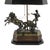 This Cast Metal Chariot and Rider Desk Lamp is a striking statement piece that merges classical inspiration with...