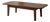Vintage 1960s Mid-Century Modern Solid Teak Surfboard-Style Table Restored New For Sale