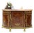 Grand French Louis XVI-Style Commode – Floral Marquetry, Marble Top & Gilded Decorative Details For Sale