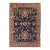 Vintage Persian Sultanabad Style Hand-Knotted Wool Area Rug – Navy & Terracotta For Sale