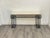 Wrought Iron Travertine Top Console Table For Sale In Los Angeles - Image 6 of 10