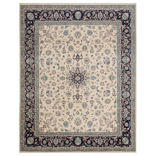 Doris Leslie Blau Tabriz Antique Allover Warm Tan Hand-Knotted Wool Rug For Sale