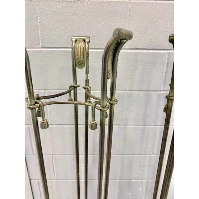 Mid 20th Century Artd Deco Modern Metal Fern Stands - A Pair of 2 For Sale - Image 5 of 13