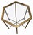 Mid-Century Modern Pair of Attributed Mastercraft Brass Bamboo Form Side Tables. u.s.a. 1970's. For Sale - Image 3 of 9