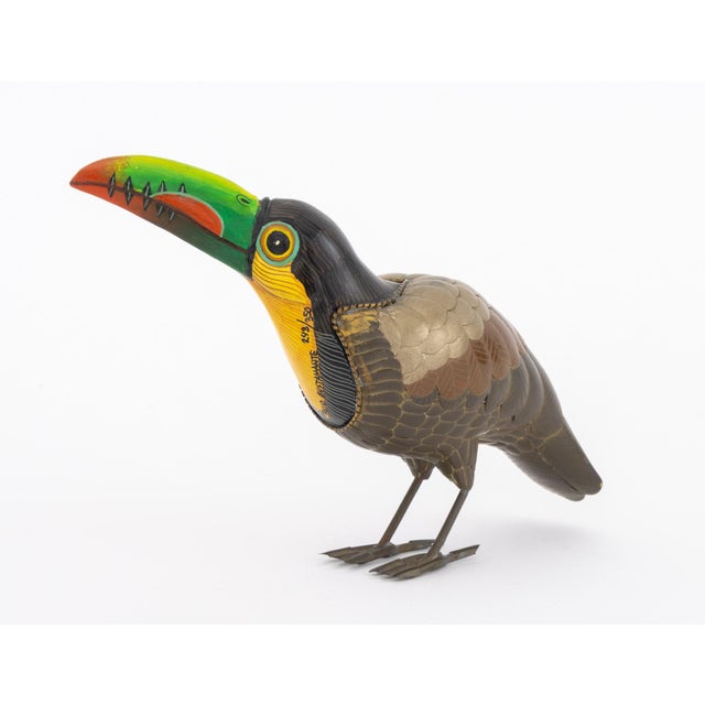 Brown Sergio Bustamante Toucan Sculpture For Sale - Image 8 of 11