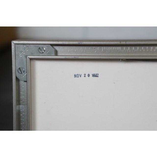 Tom Anderson Modern Mixed Media Abstract Expressionist Art 40" For Sale - Image 12 of 14