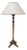 19th Century French Carved Oak Table Lamp For Sale