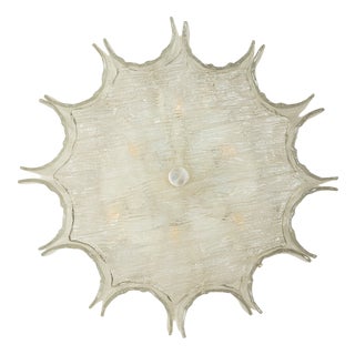 Frosted Glass Wall or Ceiling Lamp from Kaiser-Leuchten, 1970s For Sale