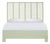 Liam Platform Bed Double - Celery Green For Sale
