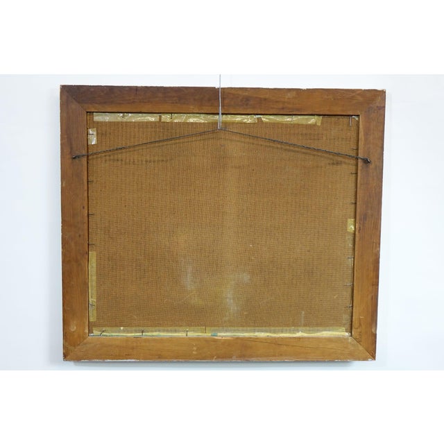 The Ship on the Ocean Oil on Board For Sale - Image 6 of 6