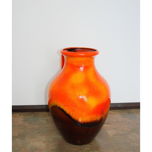 Fat Lava Ceramic Vase, Germany, 1970s For Sale - Image 4 of 9