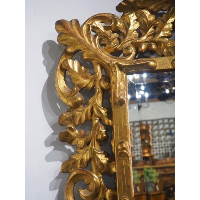 19th Century Giltwood Mirror From Florence, Italy For Sale - Image 11 of 18