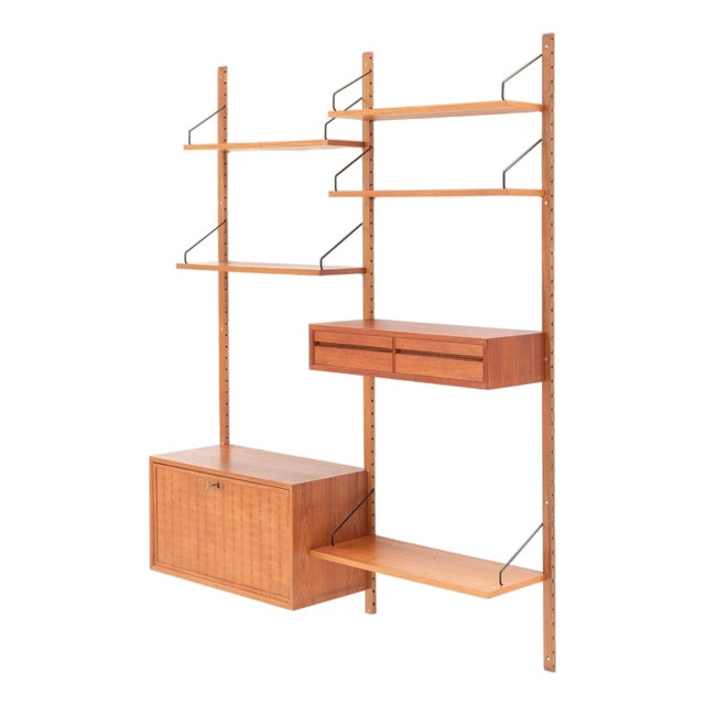 2-Bay Wall Unit by Poul Cadovius For Sale