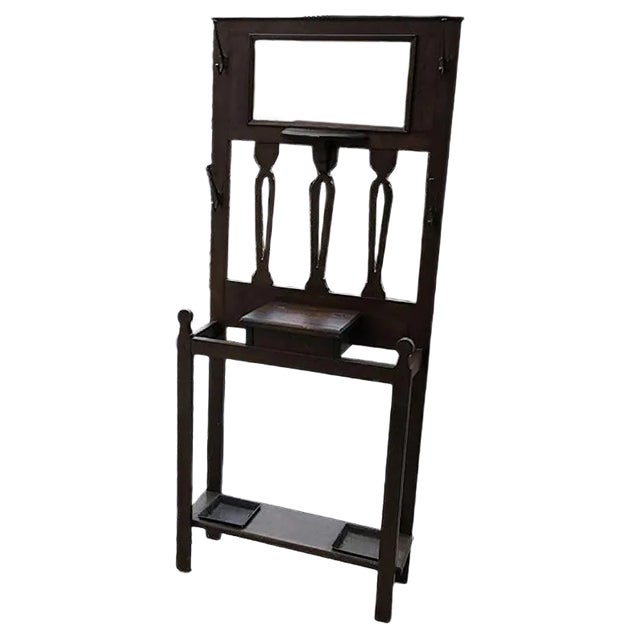 Antique English Hallway Stand For Sale