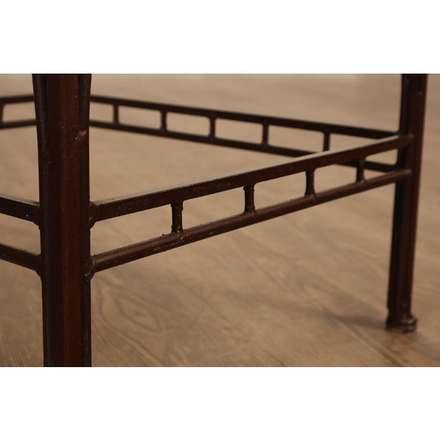 French Art Deco Style Set of Four Counter Stools For Sale - Image 12 of 18
