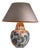 1970s Germany Blue Ceramic Table Lamp For Sale