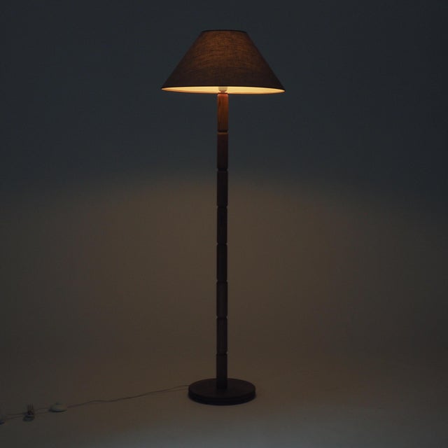 Mid-Century Wooden Floor Lamp from Aneta Växjö, 1960s For Sale - Image 15 of 18