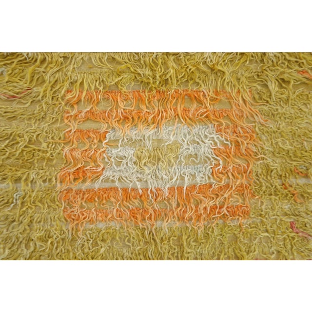 1960s Vintage Mohair Filikli Tulu Rothko Rug, 1960s For Sale - Image 5 of 7