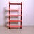 Metal Vintage Red Wall Bookcase, Italy, 1970s For Sale - Image 7 of 18