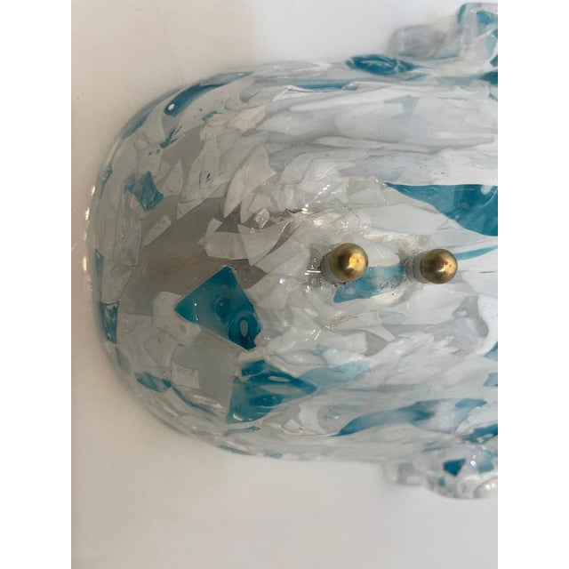 Green Murano Glass Sconces, 1970s, Set of 2 For Sale - Image 8 of 12