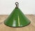 British Industrial Green Enamel Factory Pendant Lamp, 1950s For Sale - Image 12 of 15