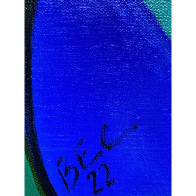 Marie Bec, Composition, 2022, Mixed Media & Acrylic on Canvas For Sale - Image 4 of 7