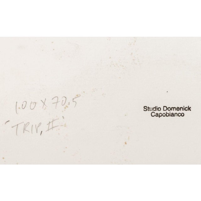 Domenick Capobianco "Trip Ii" Acrylic on Paper For Sale In New York - Image 6 of 6