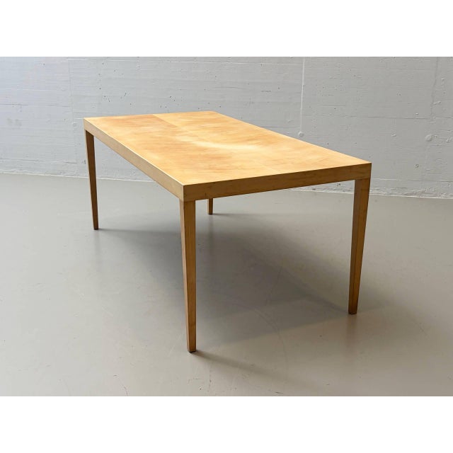 The table shown is a classic horgen glarus dining table, made in switzerland from solid maple. The design follows the...