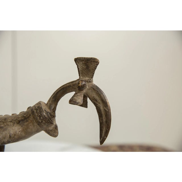 Vintage African Bronze Bird For Sale - Image 4 of 7