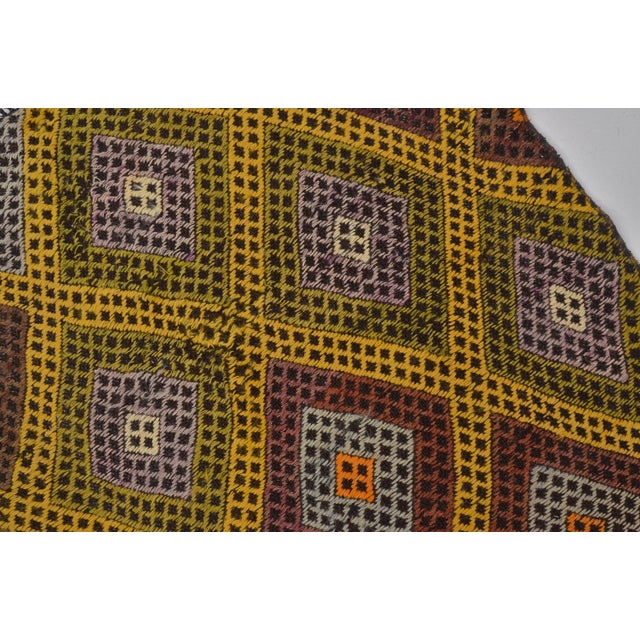 1960s Geometric Anatolian Kilim Rug For Sale In Phoenix - Image 6 of 10