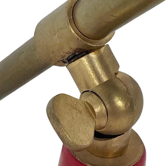 Metal Diabolo Desk Lamp on Marble Base from Stilnovo For Sale - Image 7 of 11