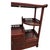 Vintage Chinese Intricate Carved Hardwood Curio Cabinet, Display Shelve For Sale - Image 9 of 12